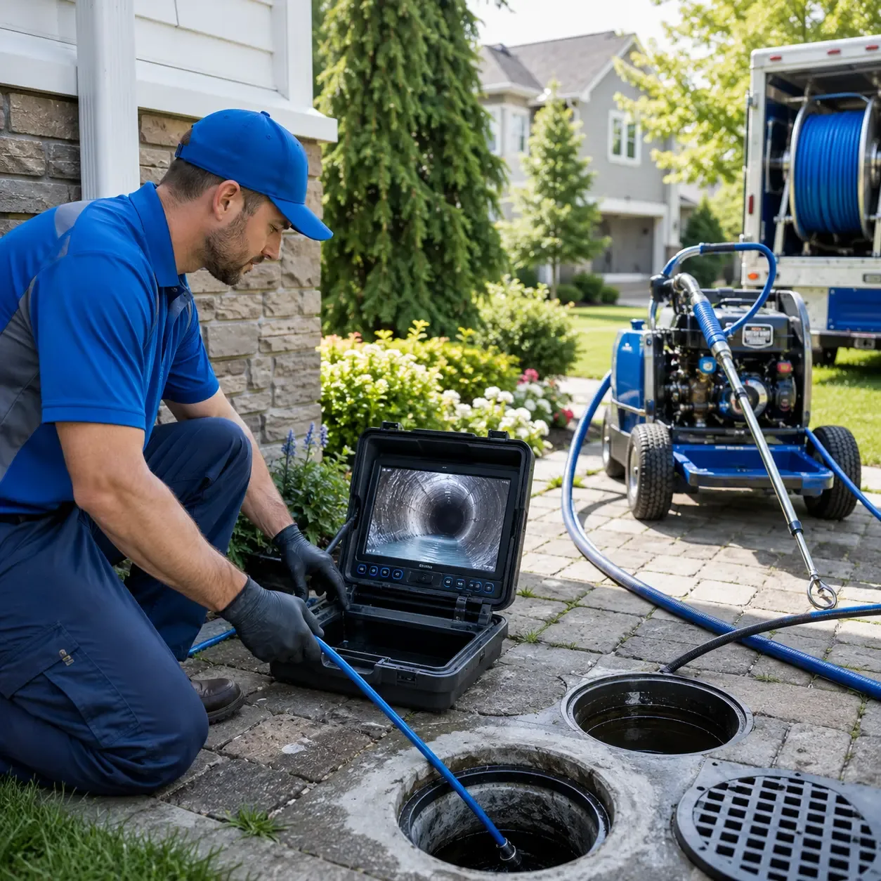 Outdoor drain cleaning professionals serving Streamwood, IL